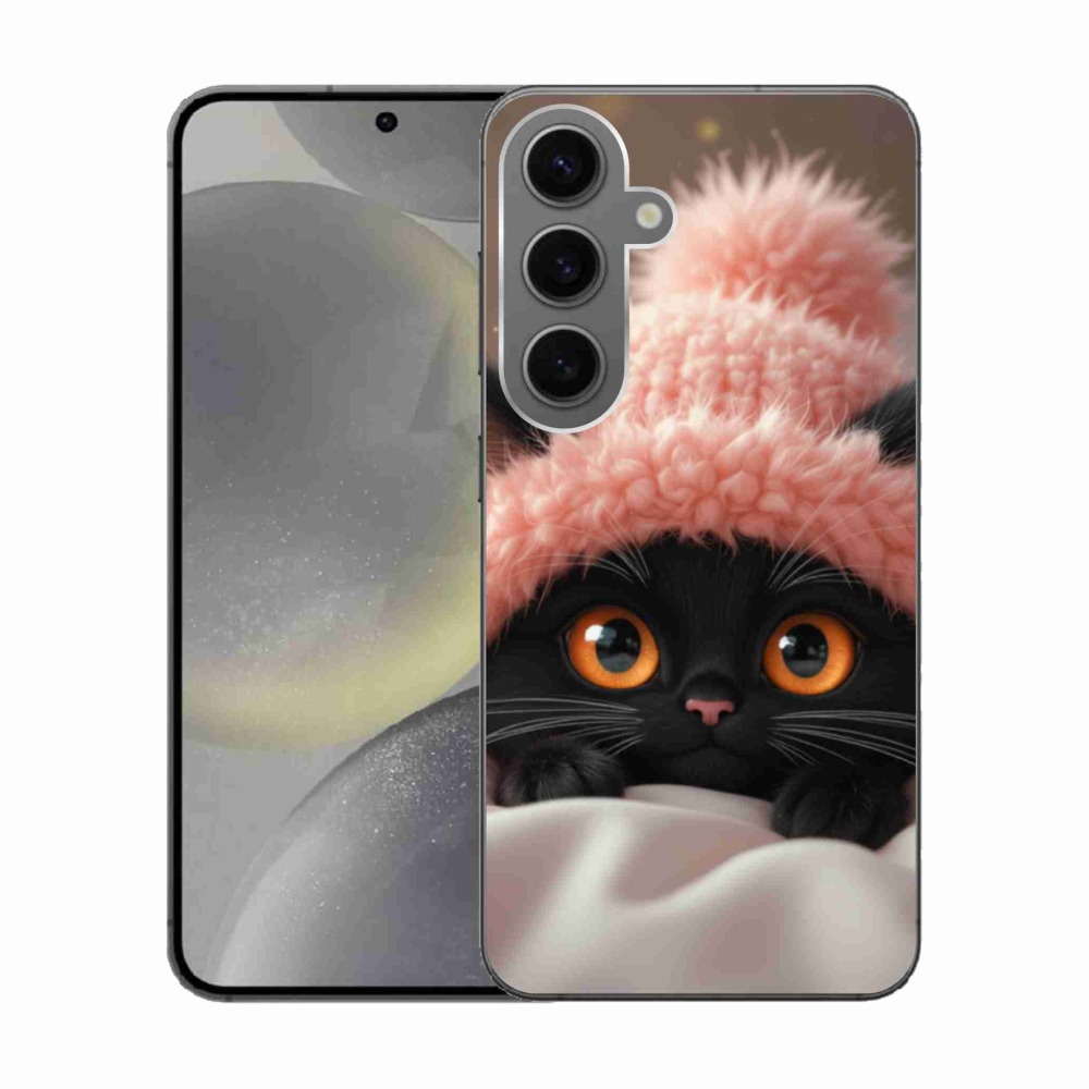 Gélový kryt mmCase na Samsung Galaxy S24 - roztomilé mačiatko 7
