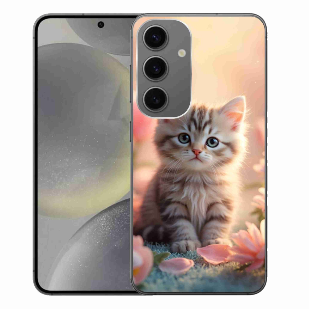 Gélový kryt mmCase na Samsung Galaxy S24+ - roztomilé mačiatko 8