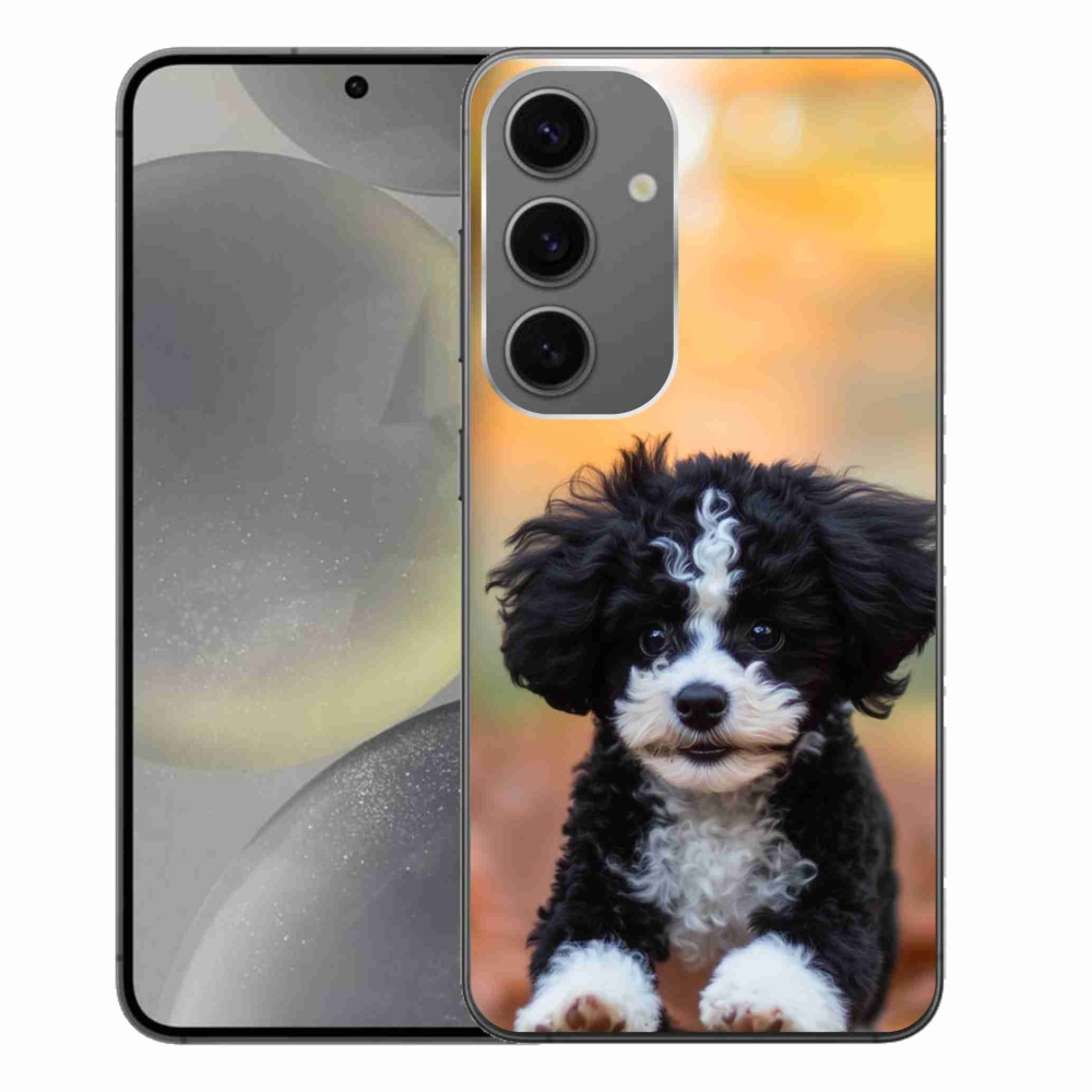 Gélový kryt mmCase na Samsung Galaxy S24+ - roztomilé šteňa 2