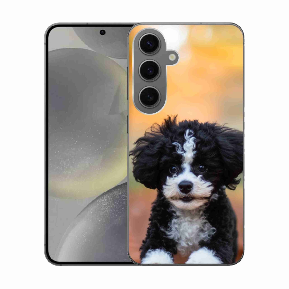 Gélový kryt mmCase na Samsung Galaxy S24 - roztomilé šteňa 2