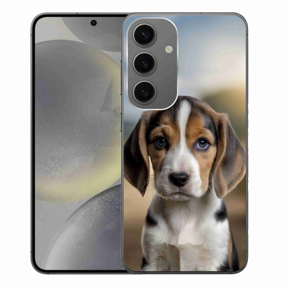 Gélový kryt mmCase na Samsung Galaxy S24+ - roztomilý bígl
