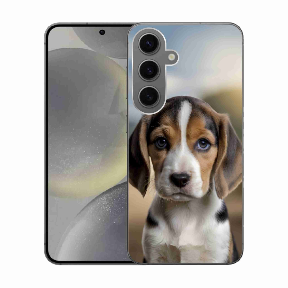 Gélový kryt mmCase na Samsung Galaxy S24 - roztomilý bígl