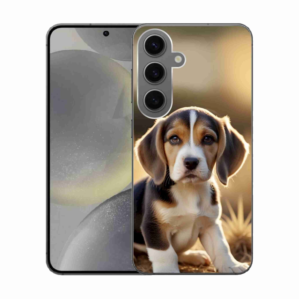 Gélový kryt mmCase na Samsung Galaxy S24 - roztomilý bígl