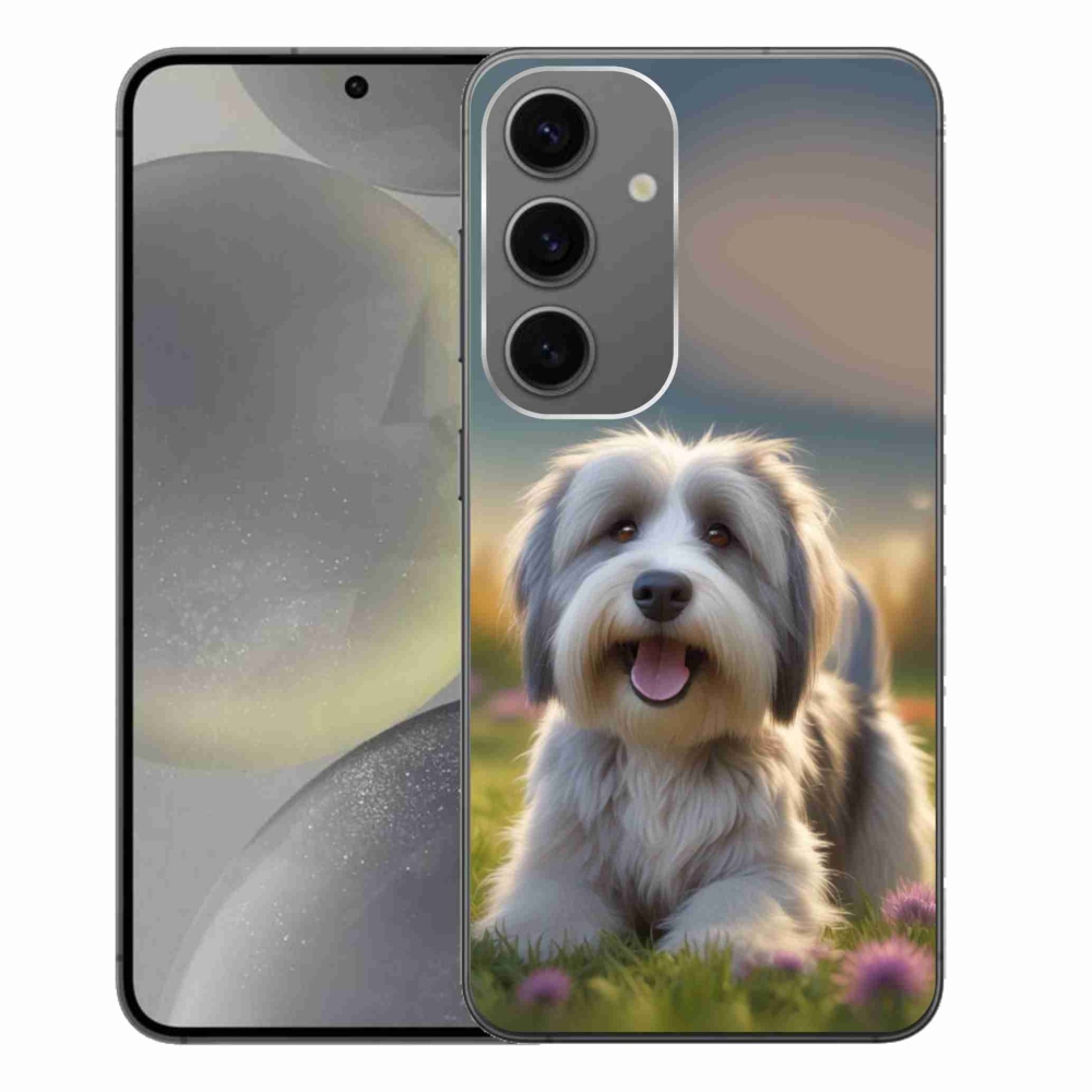 Gélový kryt mmCase na Samsung Galaxy S24+ - roztomilý havanský psík