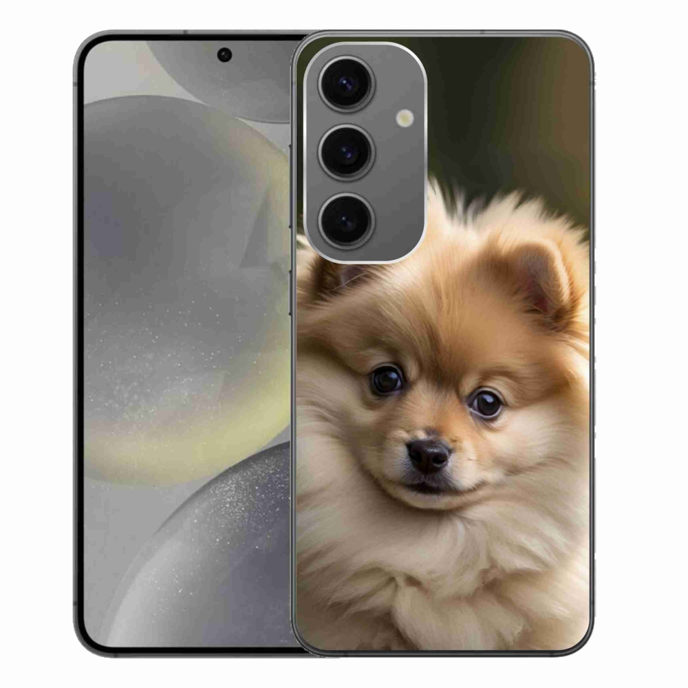 Gélový kryt mmCase na Samsung Galaxy S24+ - roztomilý pomeranian 2