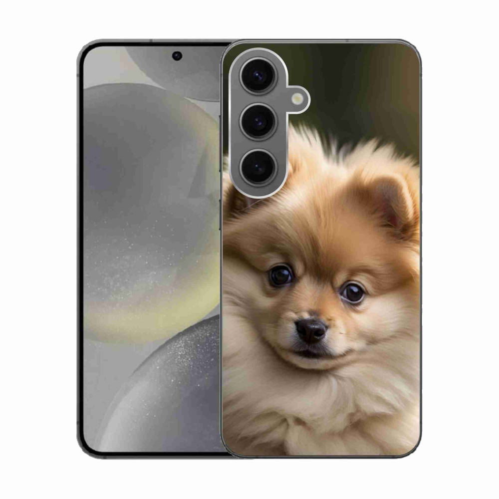Gélový kryt mmCase na Samsung Galaxy S24 - roztomilý pomeranian 2