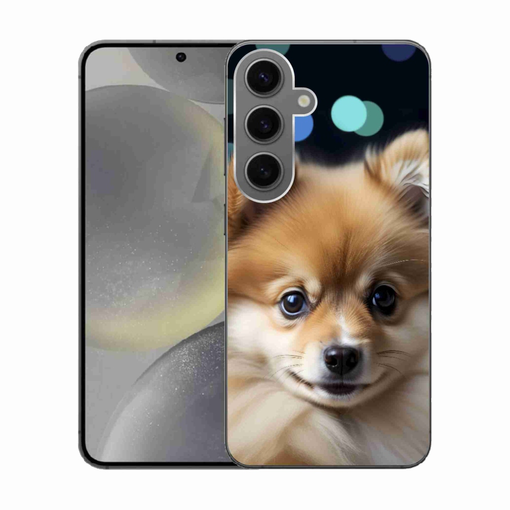 Gélový kryt mmCase na Samsung Galaxy S24 - roztomilý pomeranian