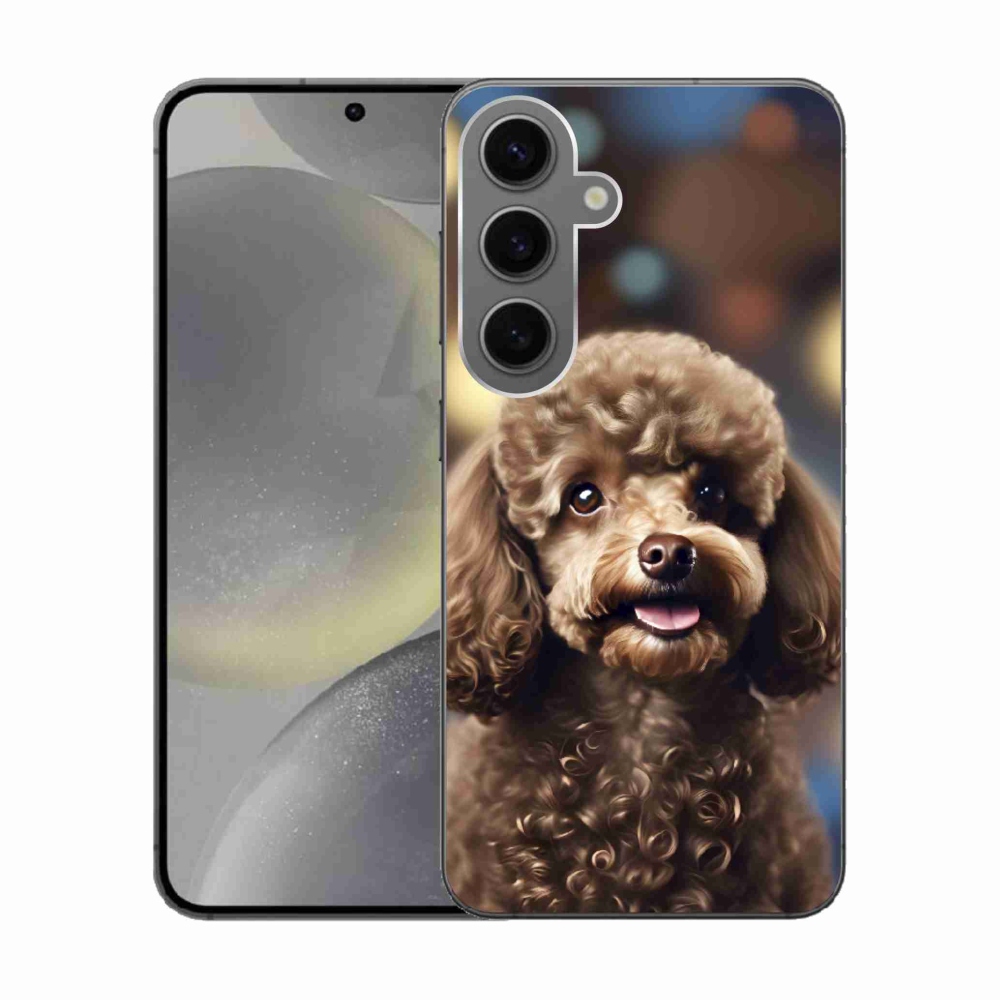 Gélový kryt mmCase na Samsung Galaxy S24 - roztomilý pudel