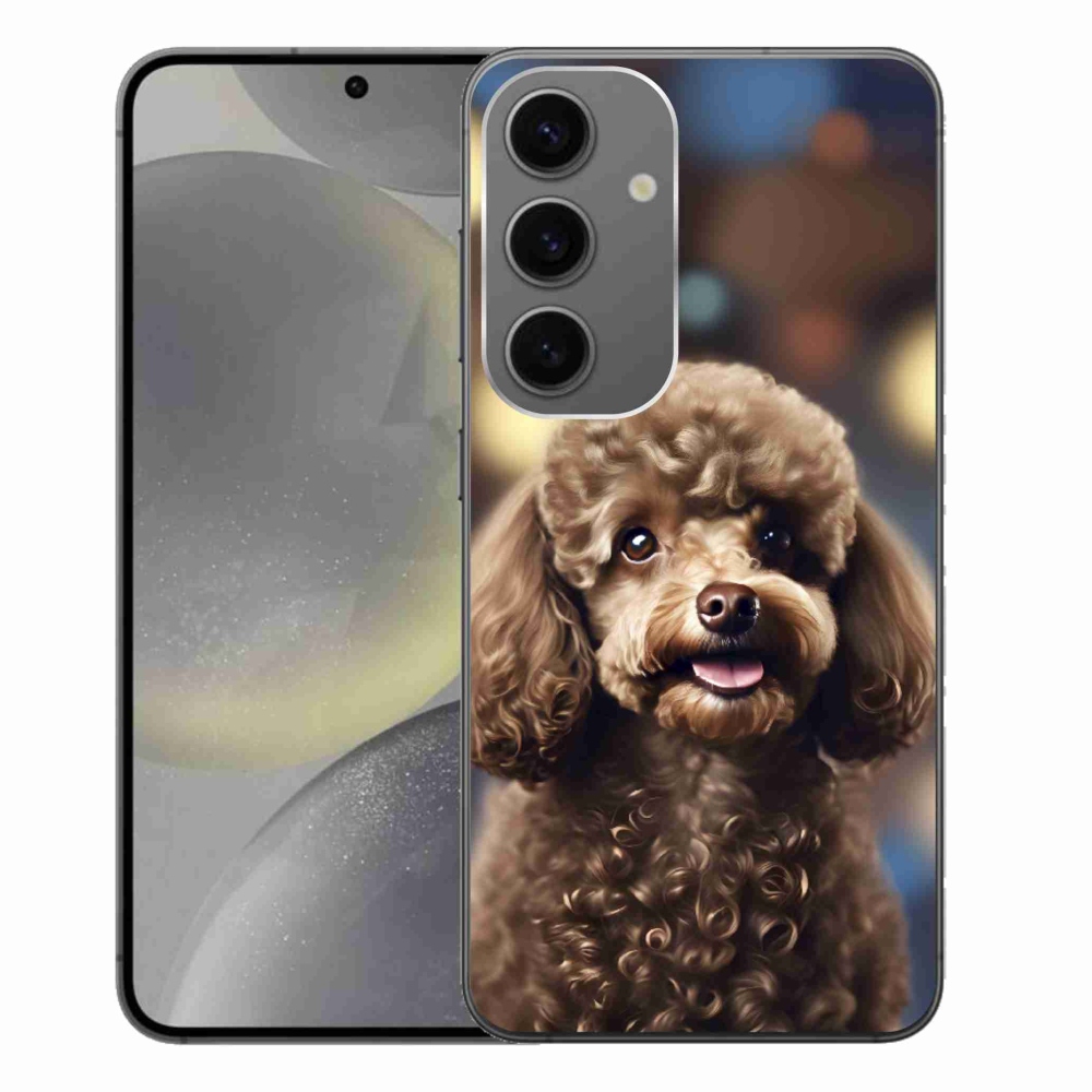 Gélový kryt mmCase na Samsung Galaxy S24+ - roztomilý pudel