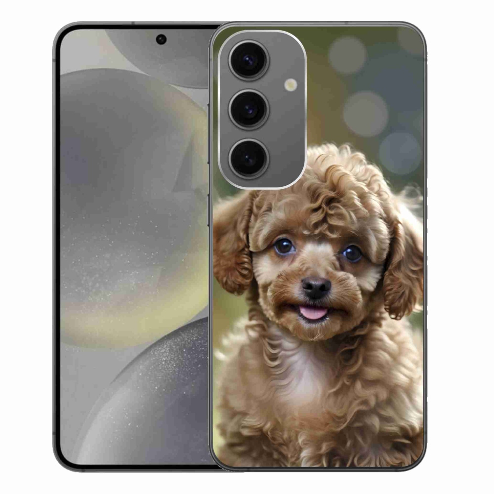 Gélový kryt mmCase na Samsung Galaxy S24+ - roztomilý pudel