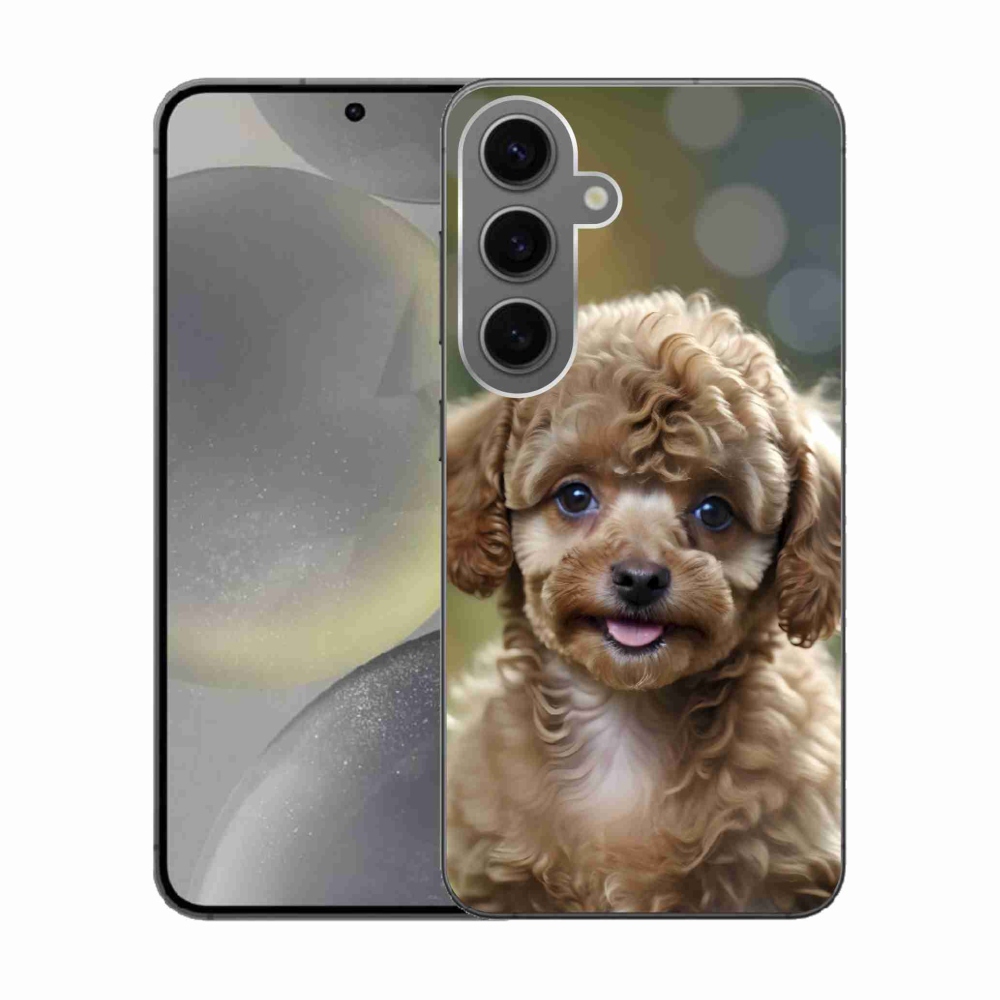 Gélový kryt mmCase na Samsung Galaxy S24 - roztomilý pudel