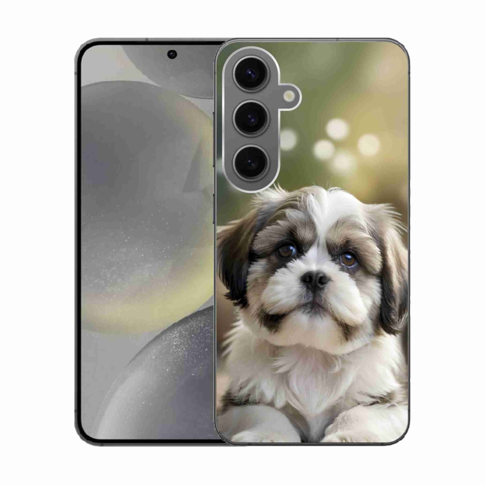 Gélový kryt mmCase na Samsung Galaxy S24 - roztomilý shih-tzu
