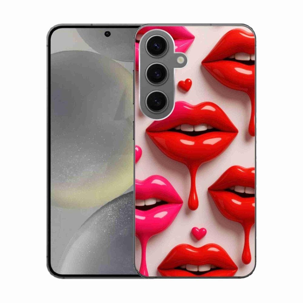 Gélový kryt mmCase na Samsung Galaxy S24 - pery 2