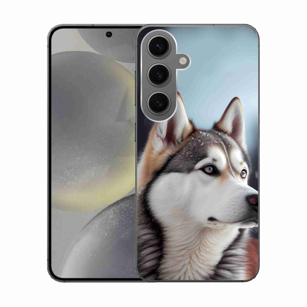 Gélový kryt mmCase na Samsung Galaxy S24 - sibírsky husky