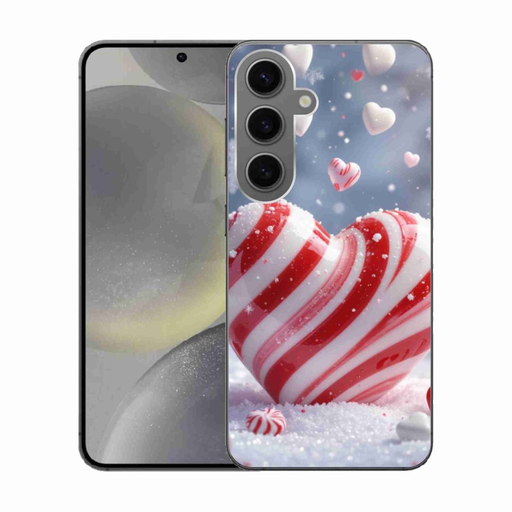 Gélový kryt mmCase na Samsung Galaxy S24 - sladké srdce