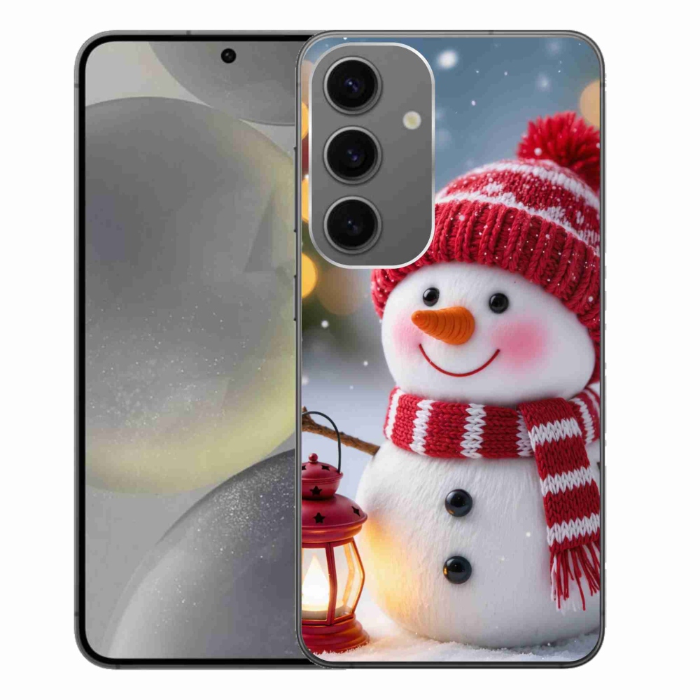 Gélový kryt mmCase na Samsung Galaxy S24+ - snehuliak 2