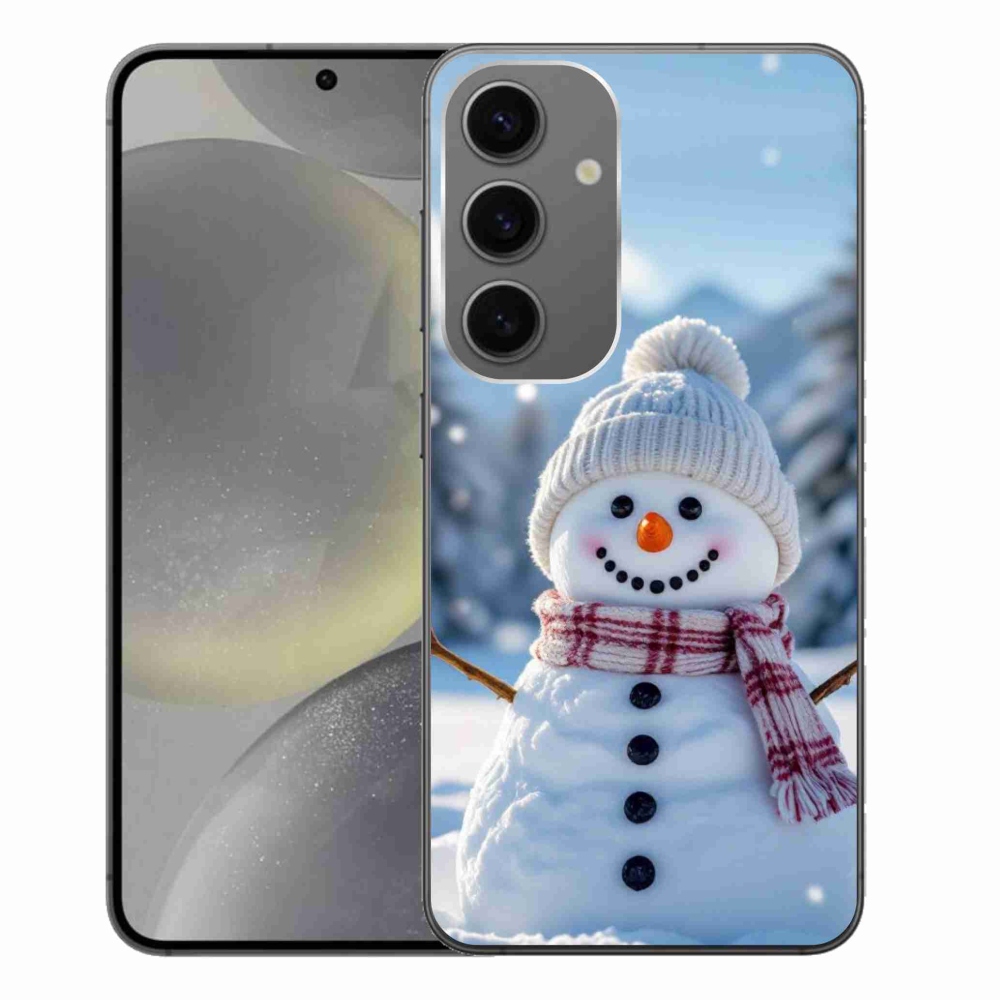 Gélový kryt mmCase na Samsung Galaxy S24+ - snehuliak 3