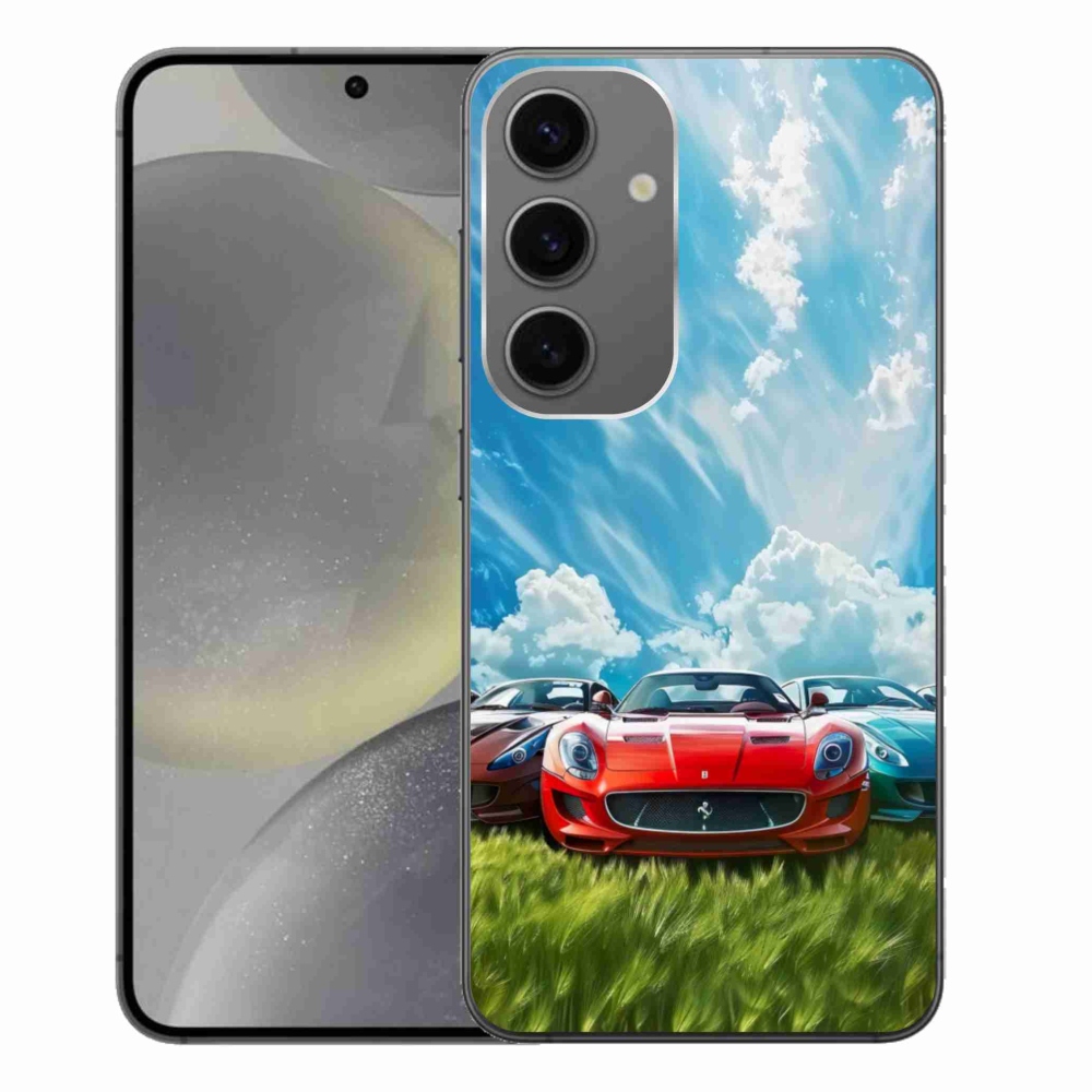 Gélový kryt mmCase na Samsung Galaxy S24+ - športové vozidlá