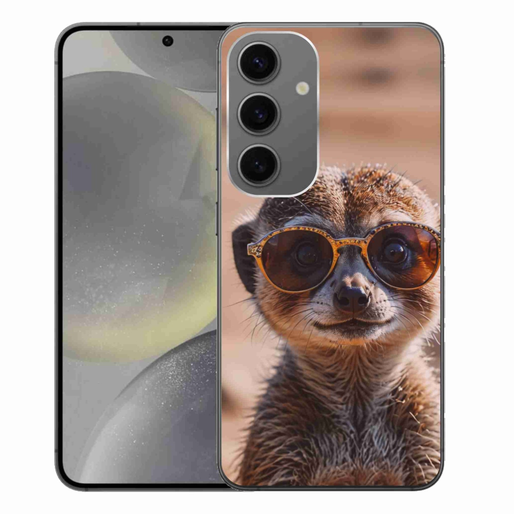 Gélový kryt mmCase na Samsung Galaxy S24+ - štýlová surikata