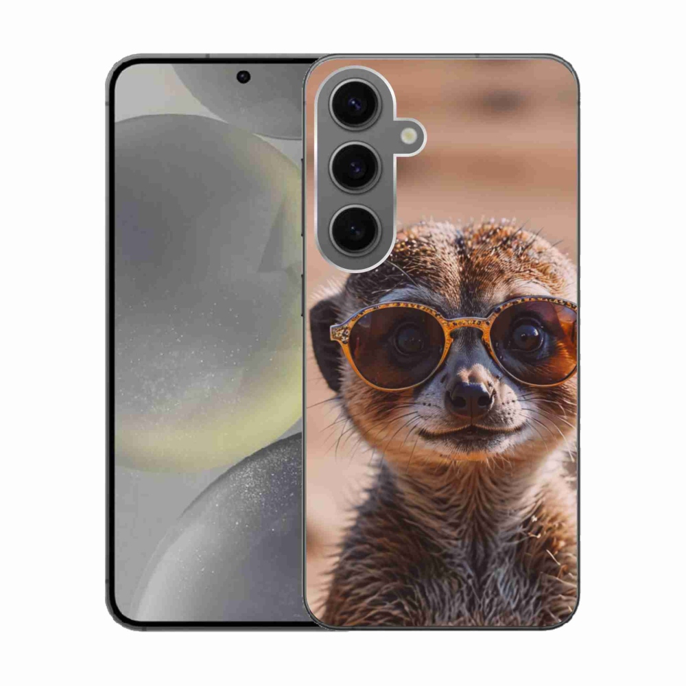 Gélový kryt mmCase na Samsung Galaxy S24 - štýlová surikata