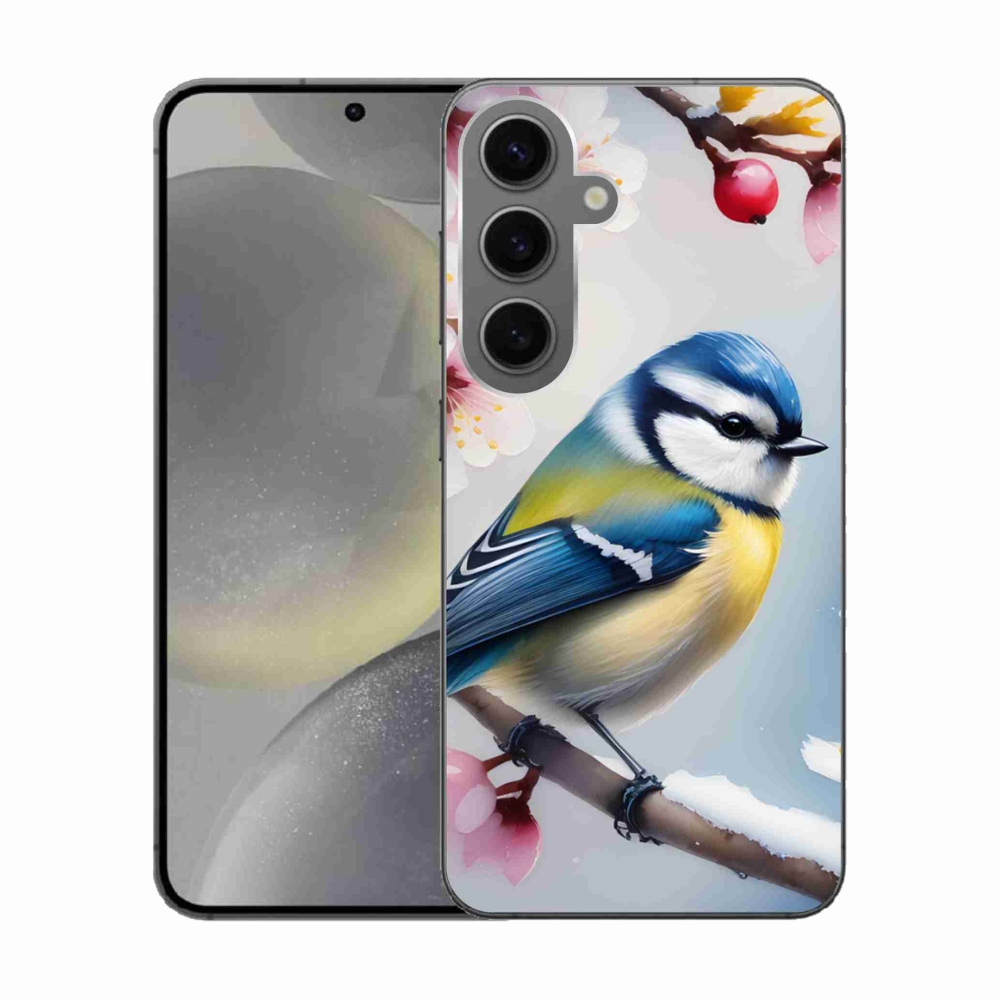 Gélový kryt mmCase na Samsung Galaxy S24 - sýkorka