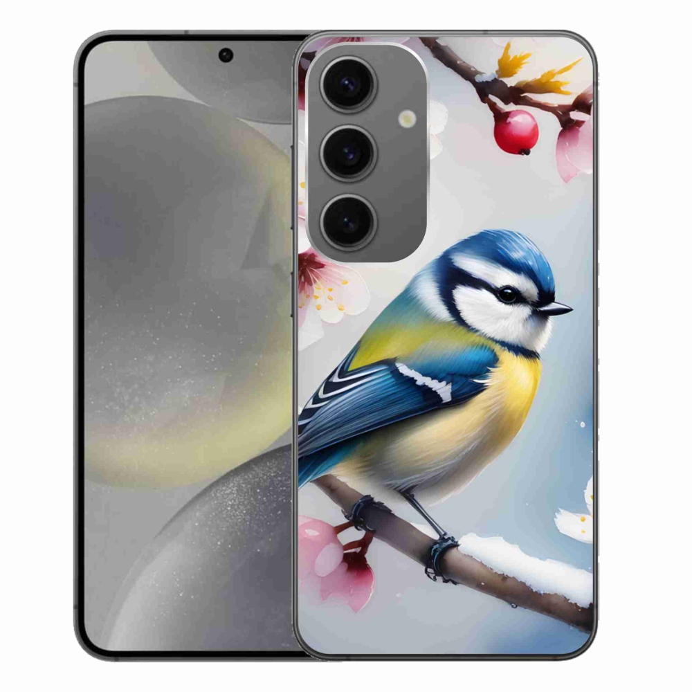 Gélový kryt mmCase na Samsung Galaxy S24+ - sýkorka