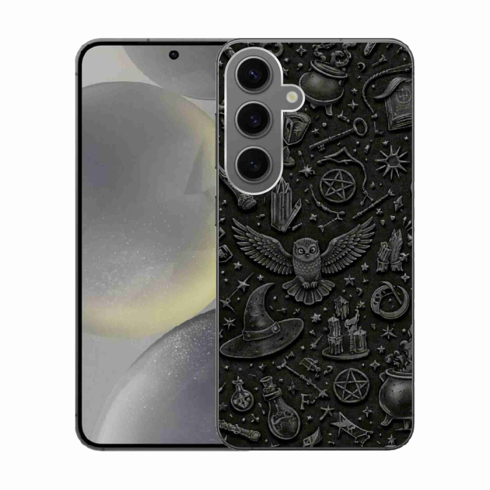 Gélový kryt mmCase na Samsung Galaxy S24 - tmavý magický svet