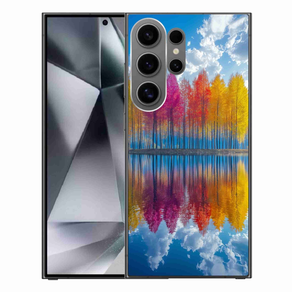 Gélový kryt mmCase na Samsung Galaxy S24 Ultra - farebné stromy