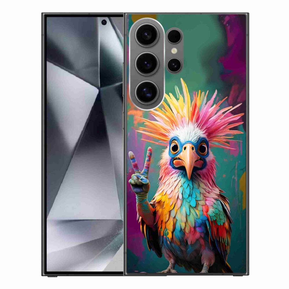 Gélový kryt mmCase na Samsung Galaxy S24 Ultra - farebný rebel