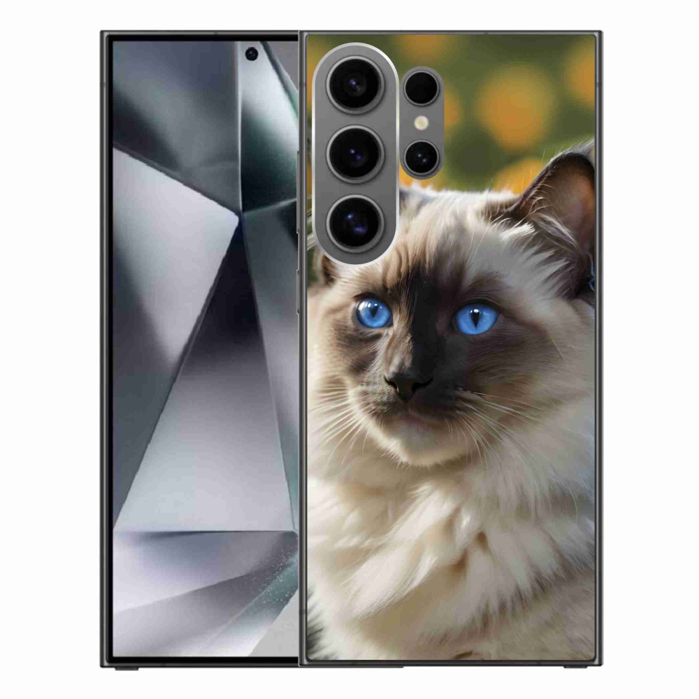 Gélový kryt mmCase na Samsung Galaxy S24 Ultra - biely ragdoll