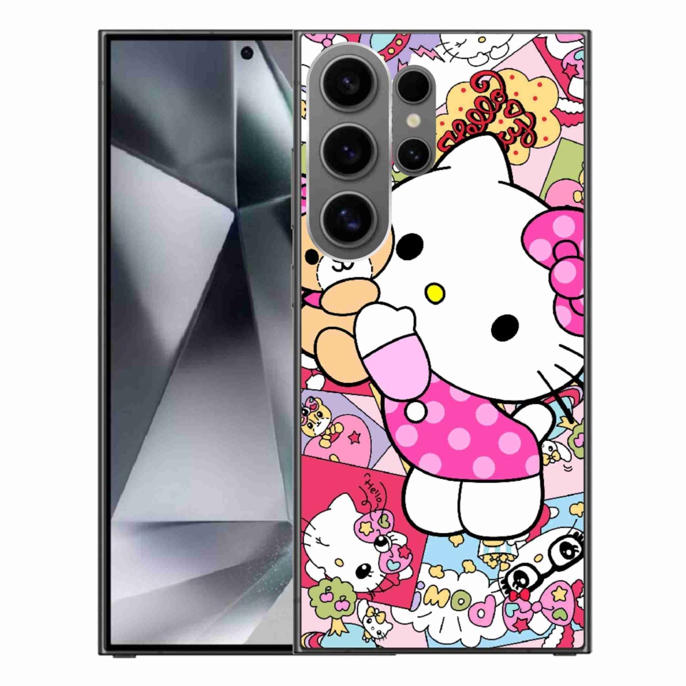 Gélový kryt mmCase na Samsung Galaxy S24 Ultra - cute kitty