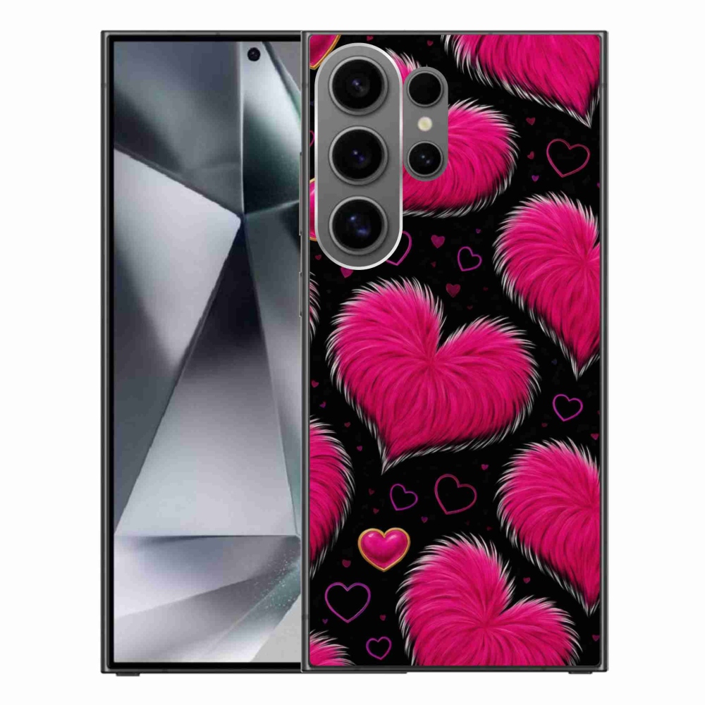 Gélový kryt mmCase na Samsung Galaxy S24 Ultra - hebké srdce