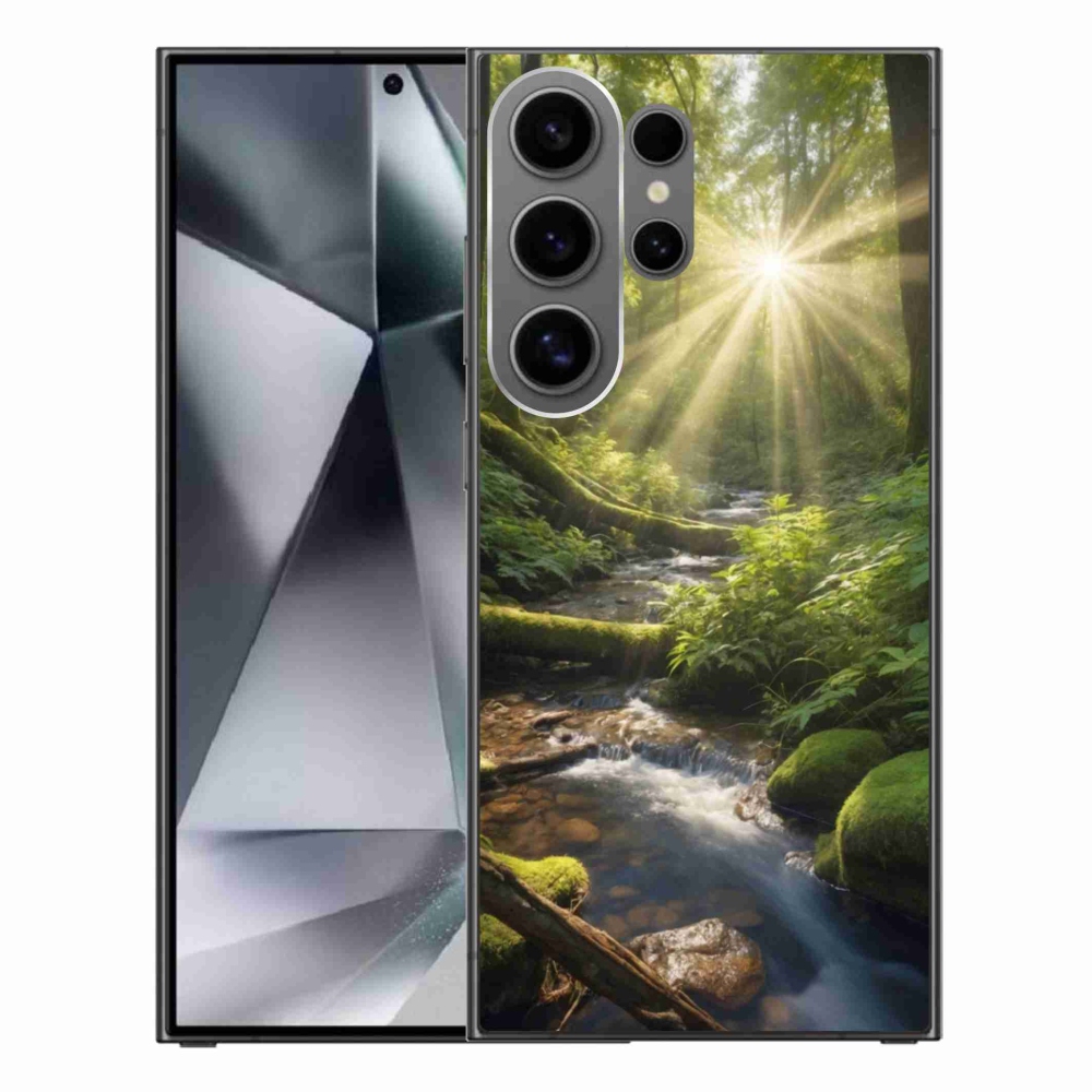 Gélový kryt mmCase na Samsung Galaxy S24 Ultra - hlbina lesa