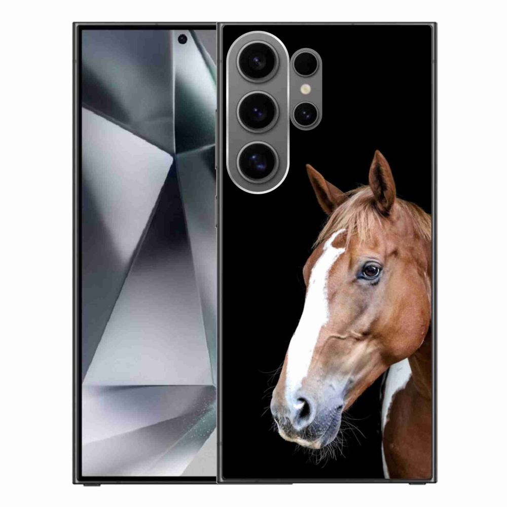 Gélový kryt mmCase na Samsung Galaxy S24 Ultra - hnedý kôň 3