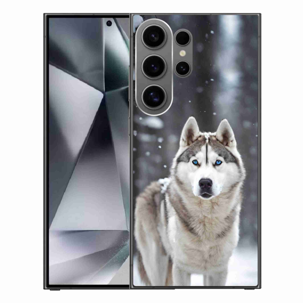 Gélový kryt mmCase na Samsung Galaxy S24 Ultra - husky 2