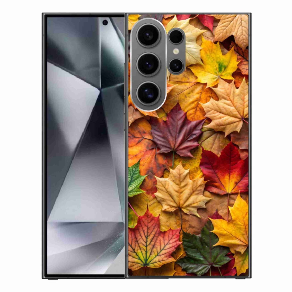 Gélový kryt mmCase na Samsung Galaxy S24 Ultra - javorové listy 2