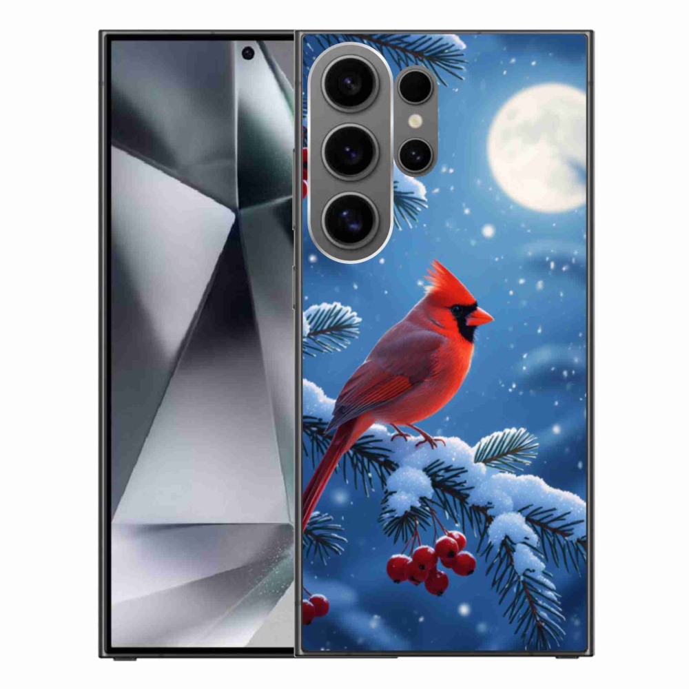 Gélový kryt mmCase na Samsung Galaxy S24 Ultra - kardinál červený