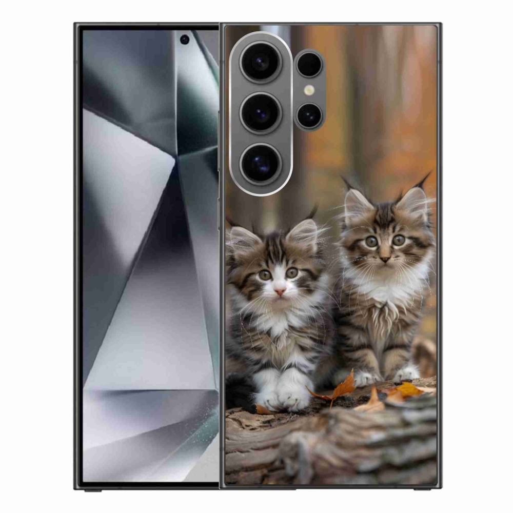 Gélový kryt mmCase na Samsung Galaxy S24 Ultra - mačacie duo 3