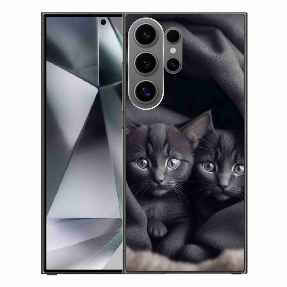 Gélový kryt mmCase na Samsung Galaxy S24 Ultra - mačacie duo