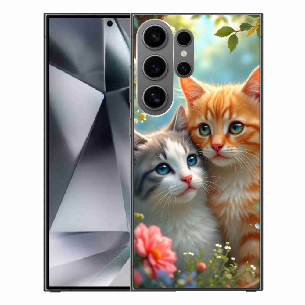 Gélový kryt mmCase na Samsung Galaxy S24 Ultra - mačacia láska 2