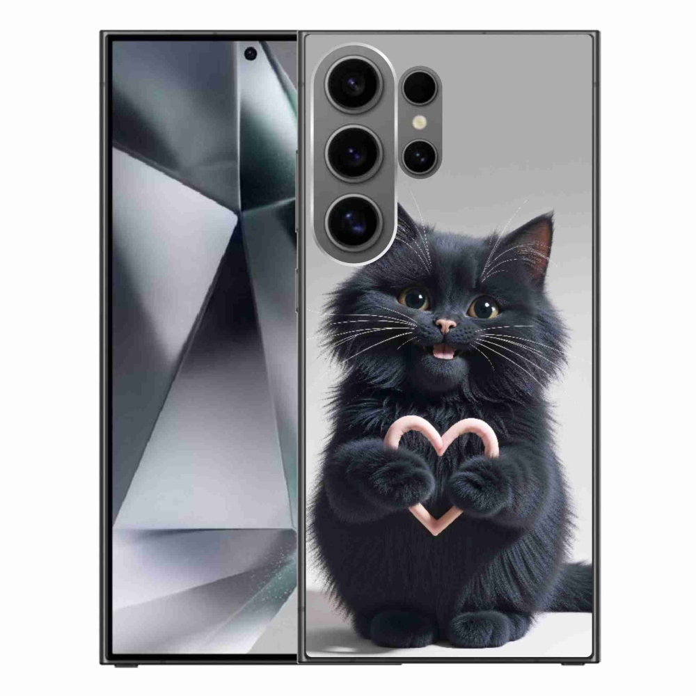 Gélový kryt mmCase na Samsung Galaxy S24 Ultra - mačacia láska 3