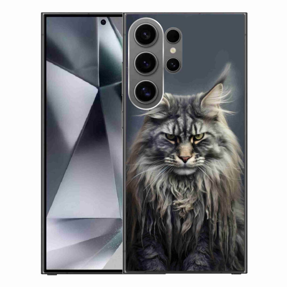 Gélový kryt mmCase na Samsung Galaxy S24 Ultra - mačacie pohľad 4