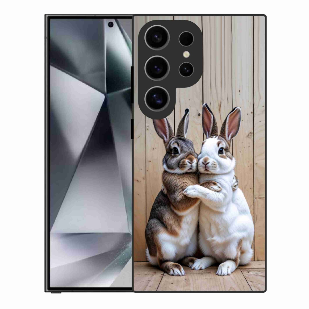 Gélový kryt mmCase na Samsung Galaxy S24 Ultra - králičie pár