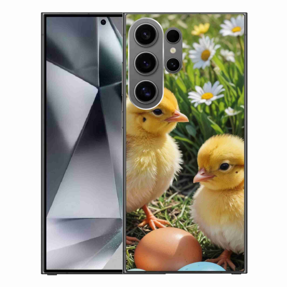 Gélový kryt mmCase na Samsung Galaxy S24 Ultra - kuriatka
