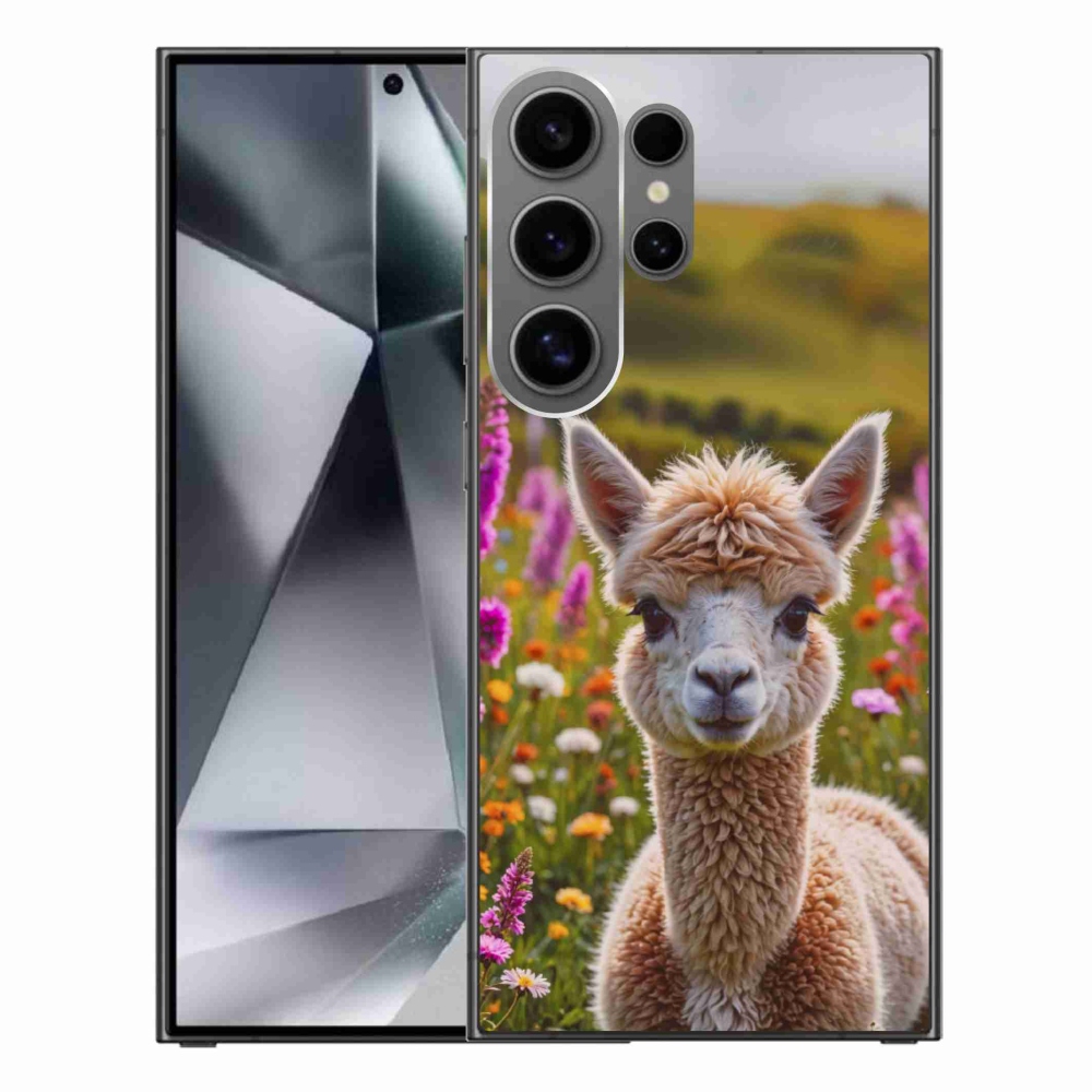 Gélový kryt mmCase na Samsung Galaxy S24 Ultra - lama na lúke
