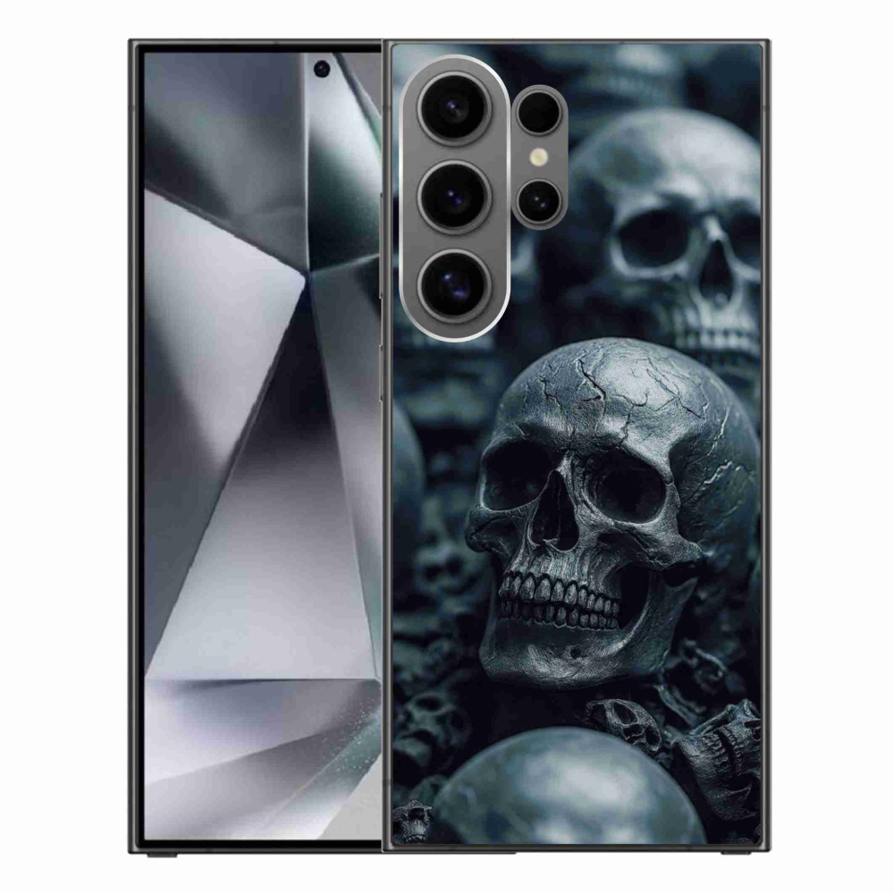 Gélový kryt mmCase na Samsung Galaxy S24 Ultra - lebka 2