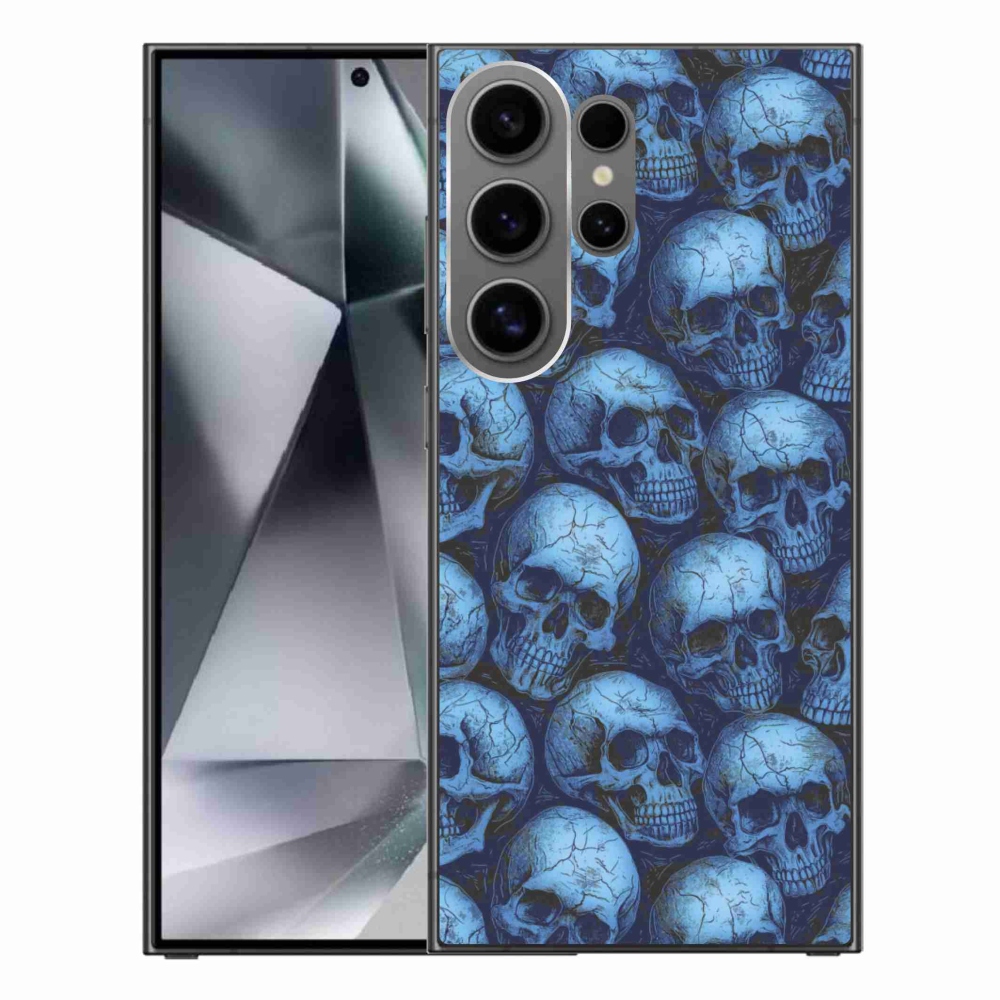 Gélový kryt mmCase na Samsung Galaxy S24 Ultra - lebky