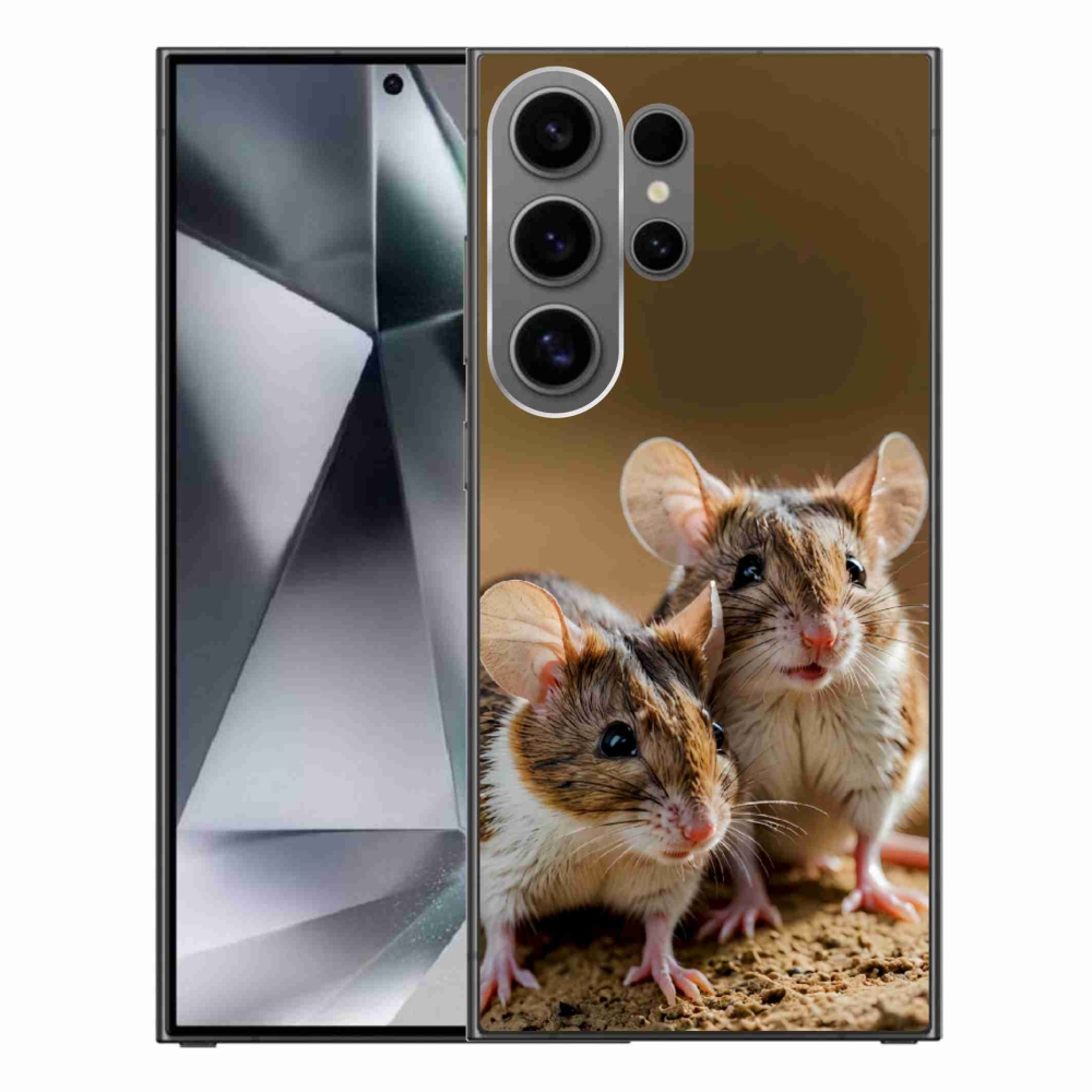 Gélový kryt mmCase na Samsung Galaxy S24 Ultra - myšou duo