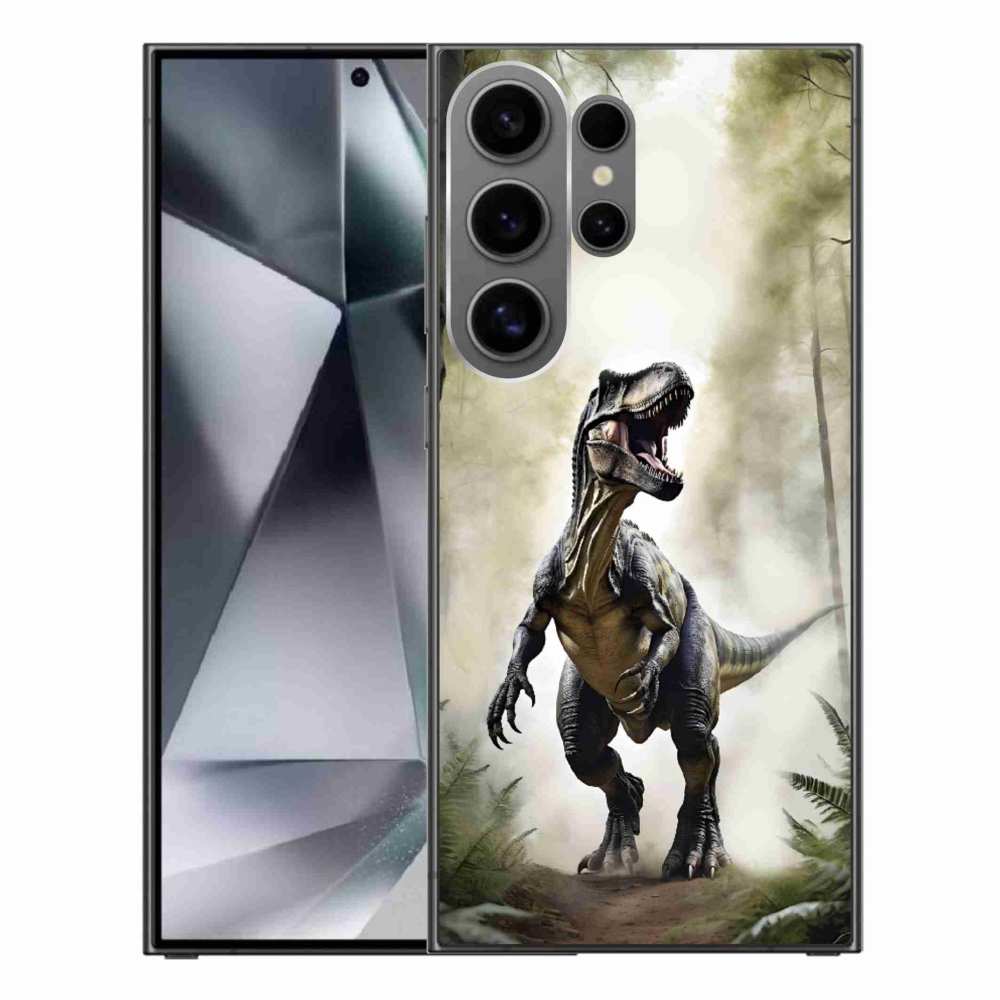Gélový kryt mmCase na Samsung Galaxy S24 Ultra - naštvaný T-Rex