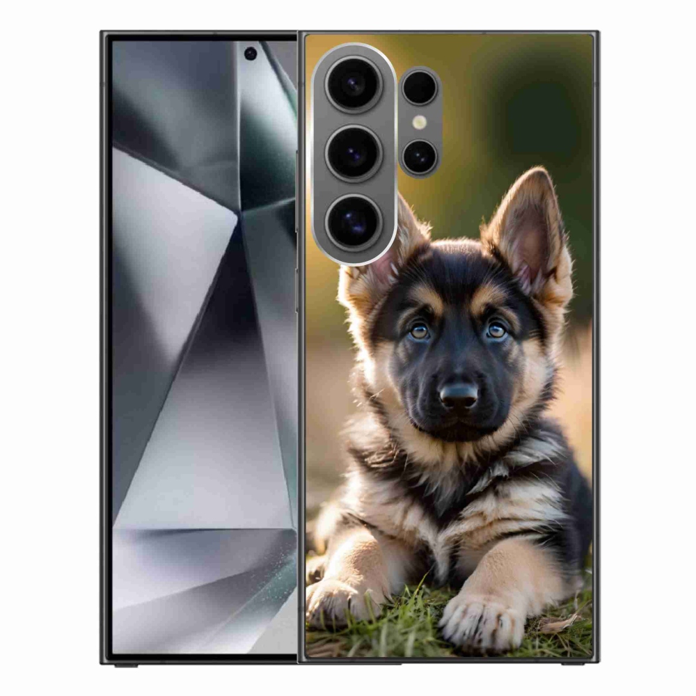 Gélový kryt mmCase na Samsung Galaxy S24 Ultra - nemecký ovčiak v prírode